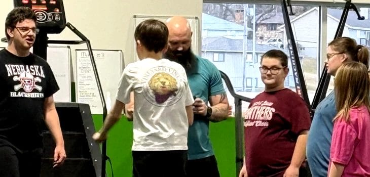 People on Adaptive training at Evolve Fitness