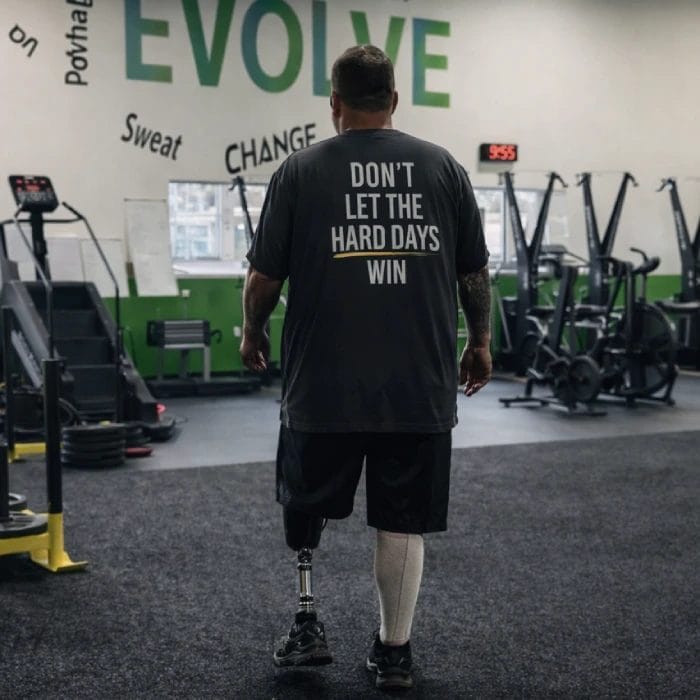 Man on Adaptive training at Evolve Fitness